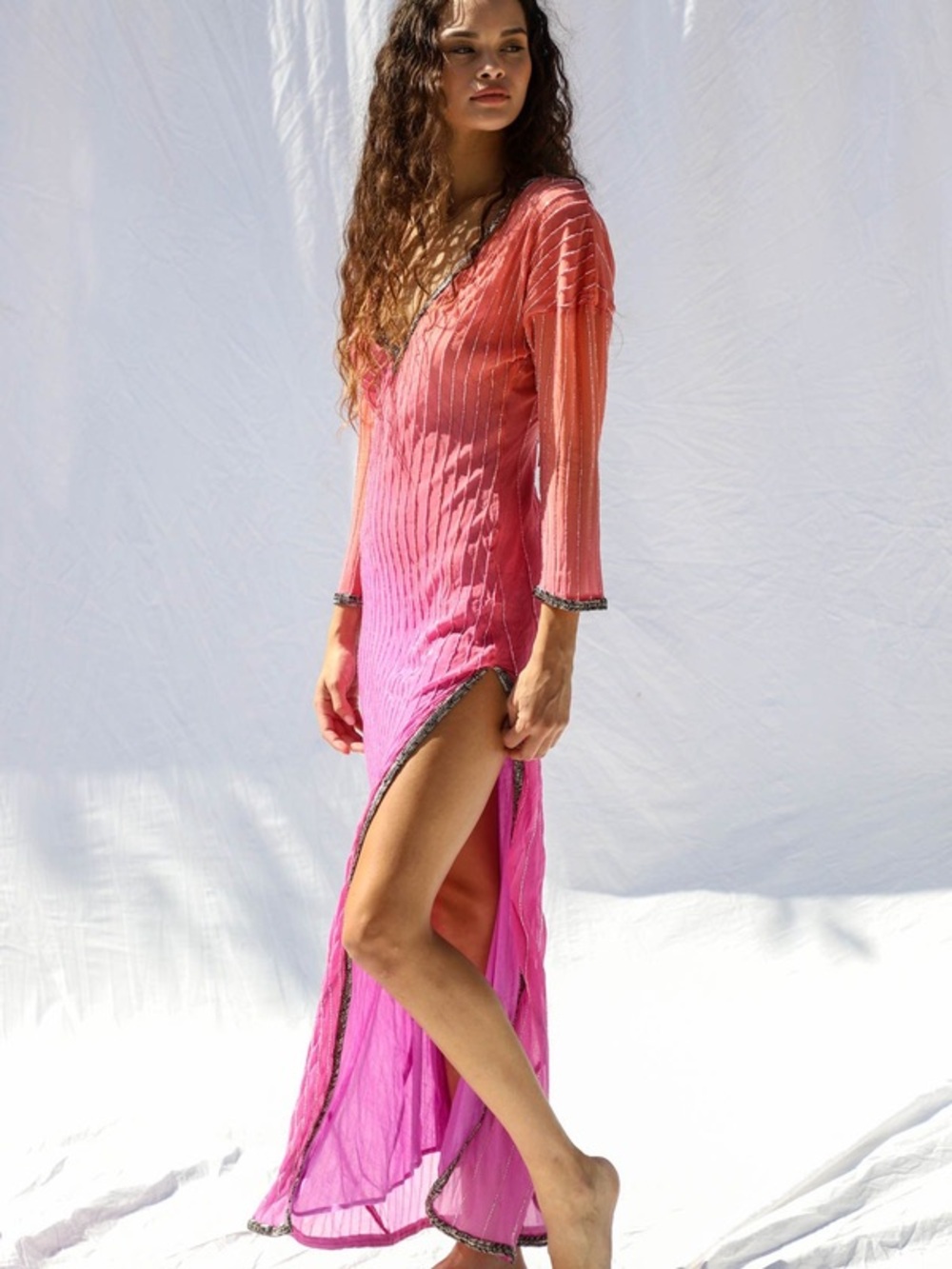 Free People X Jens Pirate Booty Beegee Maxi Dress Medium NWT $350